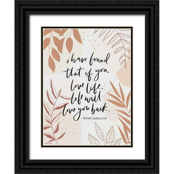 Nieman, Rachel 25x32 Black Ornate Wood Framed with Double Matting Museum Art Print Titled - Love Life