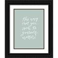 thumbnail image 1 of Nieman, Rachel 25x32 Black Ornate Wood Framed with Double Matting Museum Art Print Titled - The Way You Speak to Yourself Matters, 1 of 4