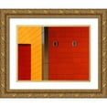 thumbnail image 1 of Niemiec, Anna 14x12 Gold Ornate Wood Framed with Double Matting Museum Art Print Titled - The Wall., 1 of 4