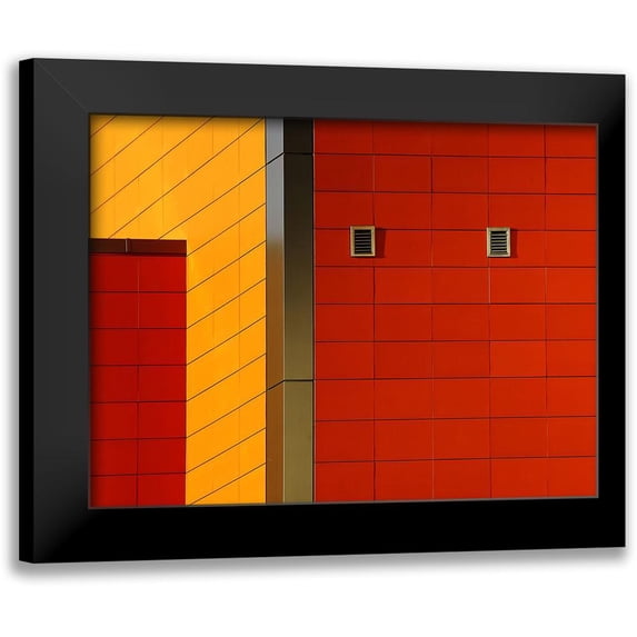 Niemiec, Anna 18x15 Black Modern Framed Museum Art Print Titled - The Wall.