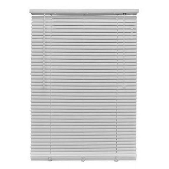 Nien 249167 Homepointe Cordless PVC Room Darkening Mini Blind, White - 1 x 71 x 64 in.