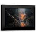 thumbnail image 1 of Nienartowicz, Karol 14x11 Black Modern Framed Museum Art Print Titled - Autumn Valley, 1 of 5