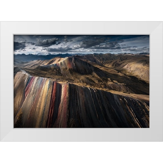 Nienartowicz, Karol 14x11 White Modern Wood Framed Museum Art Print Titled - Rainbow Pancake
