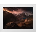 thumbnail image 1 of Nienartowicz, Karol 24x18 White Modern Wood Framed Museum Art Print Titled - Blue Lagoon II, 1 of 4