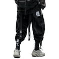 Niepce Inc Black Japanese Streetwear Baggy Cargo Men's Techwear Pants