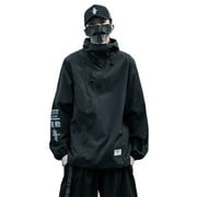 Niepce Inc Black Lightweight Summer Jacket Mens Japanese Streetwear Windbreaker