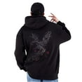 thumbnail image 1 of Niepce Inc Casual Japanese Streetwear Hoodie For Men Phoenix king Embroidery Hooded Sweatshirt, 1 of 9