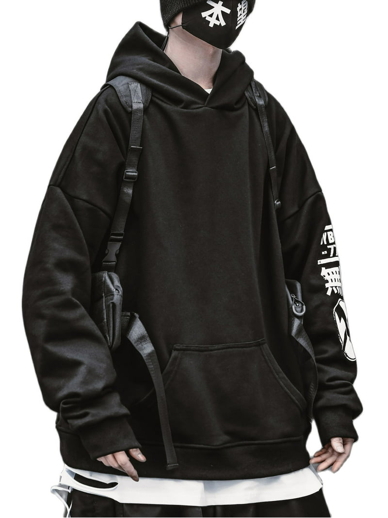 @tt_dake   Niepce Inc Japanese Streetwear Kanji Black Men's Cyberpunk
