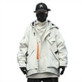 thumbnail image 1 of Niepce Inc Streetwear Mens Fashion Zip Up Hoodie Jacket Techwear Zipper Pocket Coat, 1 of 10