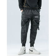 Niepce Inc Streetwear Techwear Matte Black Jogger Pants (Men's)