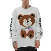 Niepce Inc Streetwear Teddy Bear Embroidery Crewneck Sweatshirt (Men's)