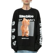 Niepce Inc Streetwear Teddy Bear Printed Crewneck Sweatshirt (Men's)