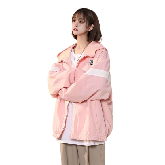 Niepce Inc Streetwear Zip Up Hooded Women Sweatshirt