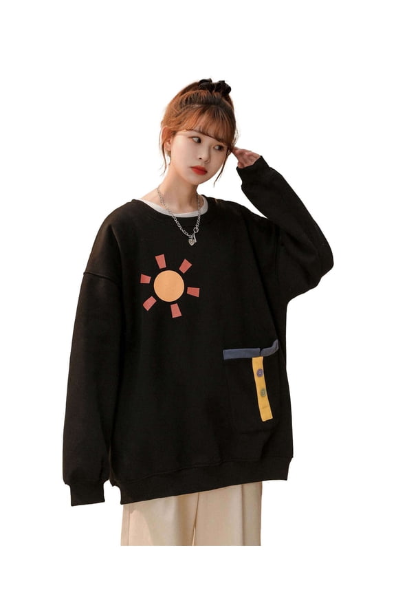 Inc Women Streetwear Casual Hoodie