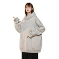 thumbnail image 1 of Niepce Inc Women's Casual Streetwear Hoodie, 1 of 6
