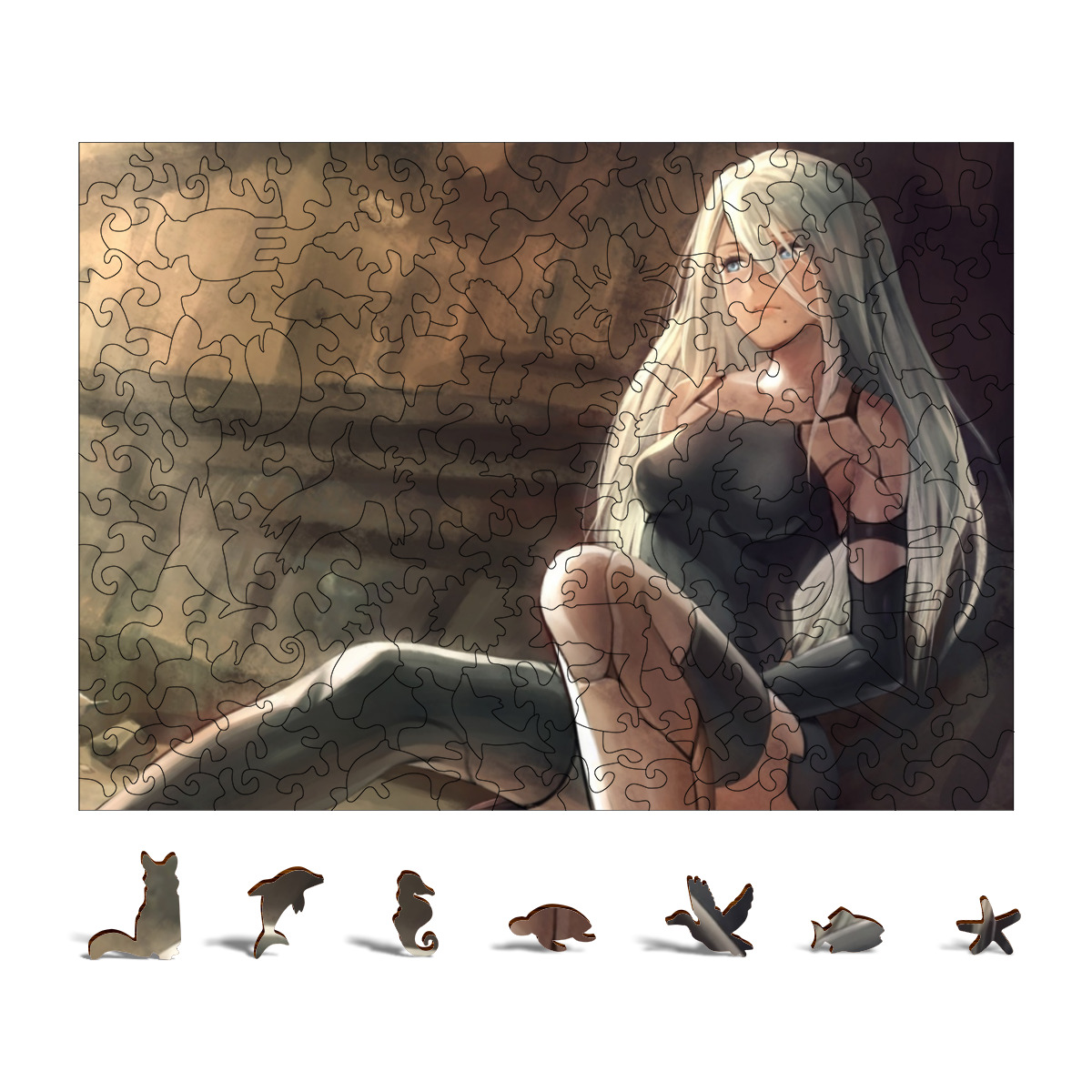 Nier Automata Jigsaw Puzzles for Teens and Adults, for Boys and Girls