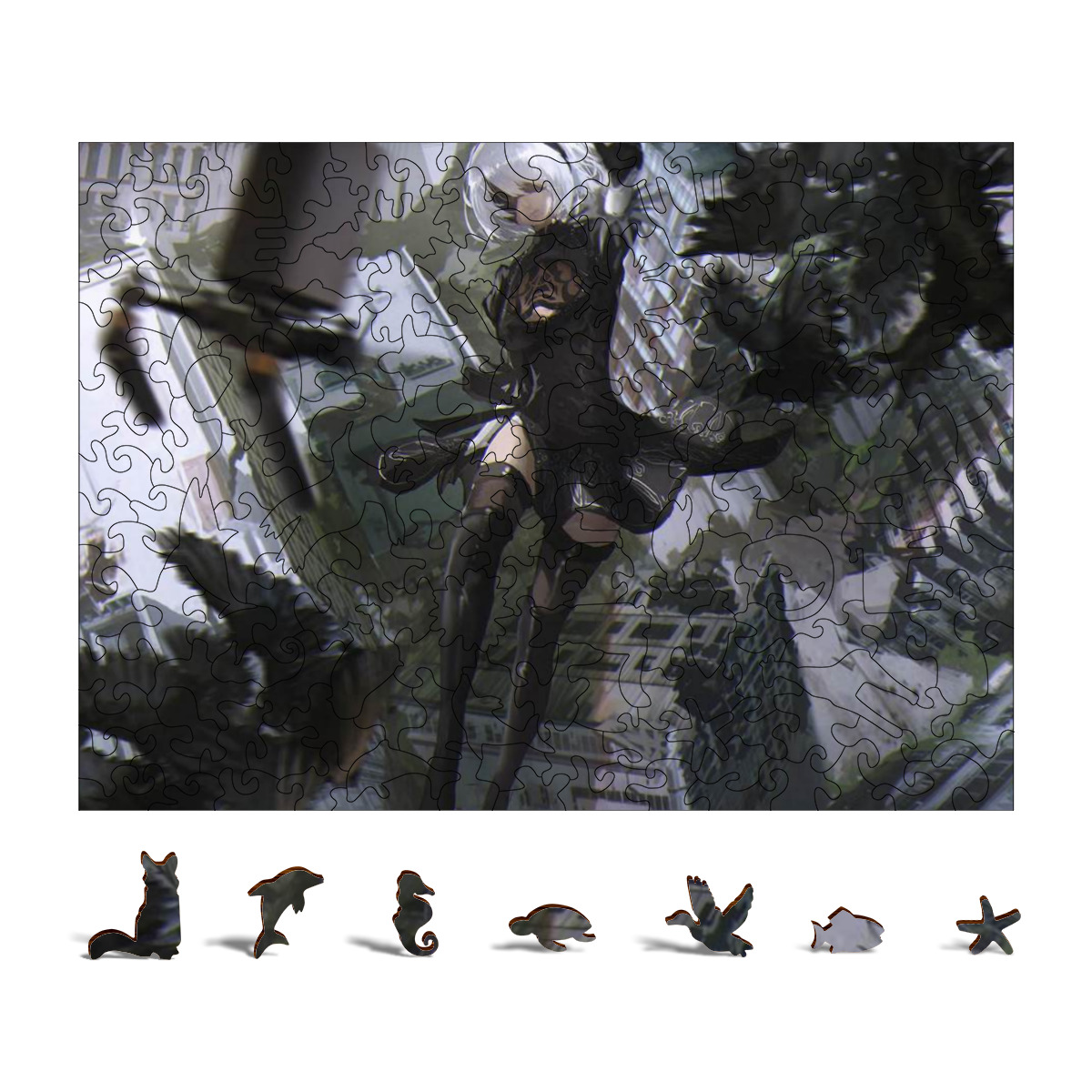 Nier Automata Jigsaw Puzzles for Teens and Adults, for Boys and Girls