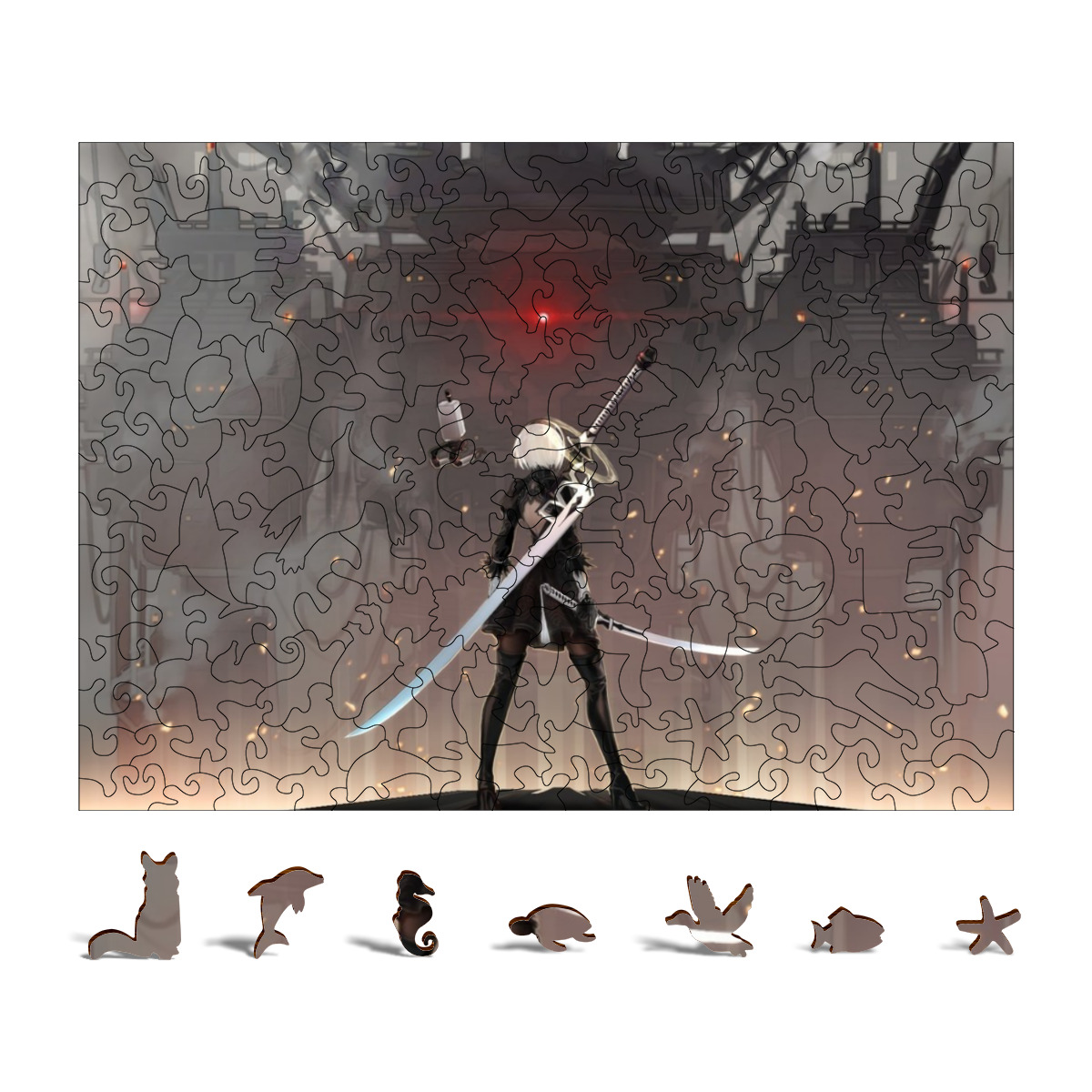 Nier Automata Jigsaw Puzzles for Teens and Adults, for Boys and Girls