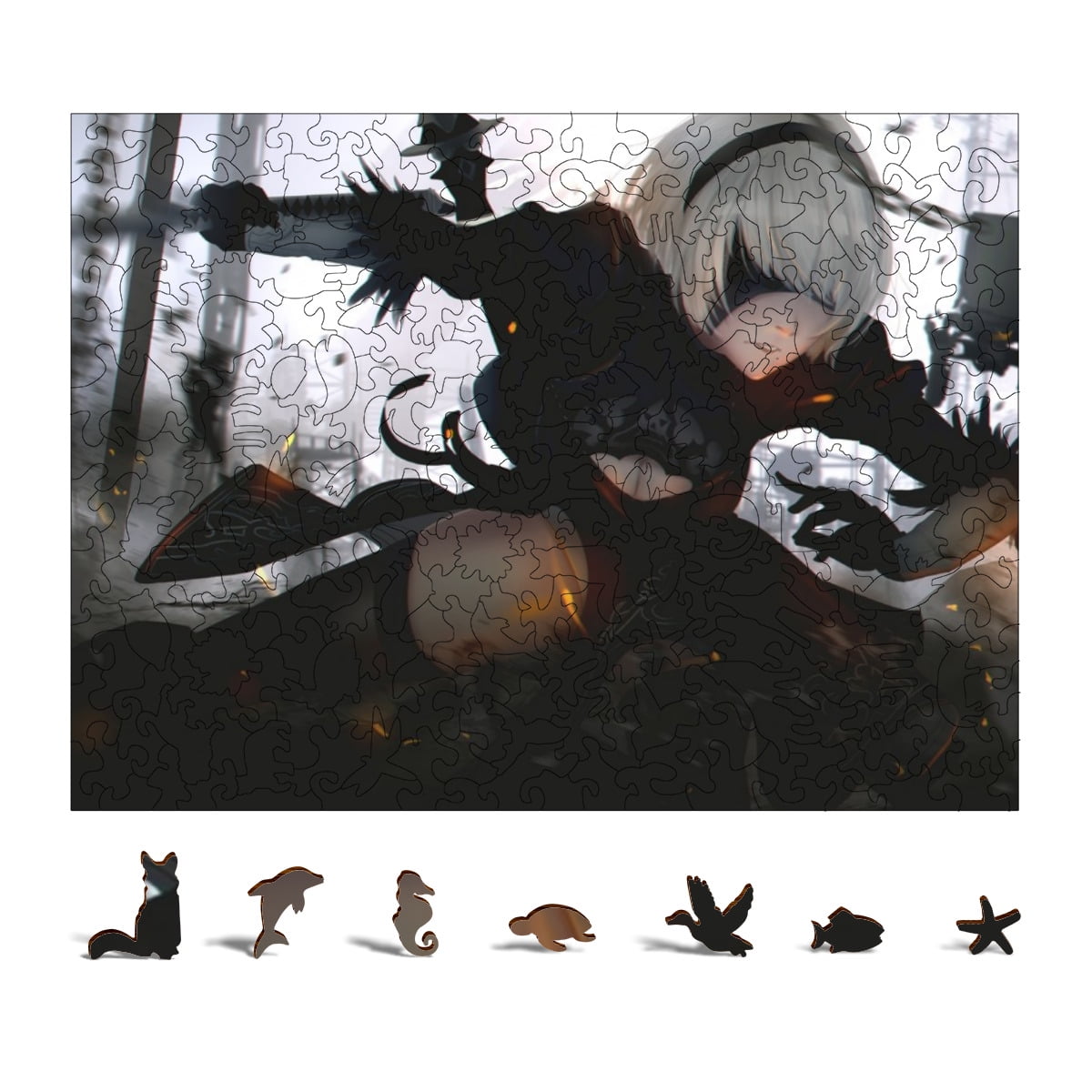 Nier Automata Jigsaw Puzzles for Teens and Adults, for Boys and Girls