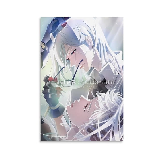 Nier Automata Ver1.1a Art Anime Cover Cool Poster Painting On Canvas Wall Art Poster Scroll Picture Print Living Room Walls Decor Home Posters 24x36inch(60x90cm)