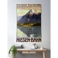 thumbnail image 1 of Niesen-Bahn Vintage Travel Poster Poster Wall Art, Modern Wall Decor For Living Room Bedroom, 16x24 UNFRAMED, 1 of 3