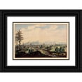 thumbnail image 1 of Nieuhoff 18x13 Black Ornate Wood Framed with Double Matting Museum Art Print Titled - Peking China Picture - Nieuhoff 1655, 1 of 4