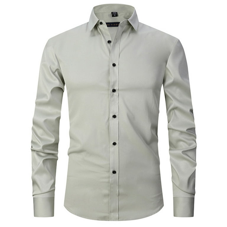 mens white dress shirts walmart
