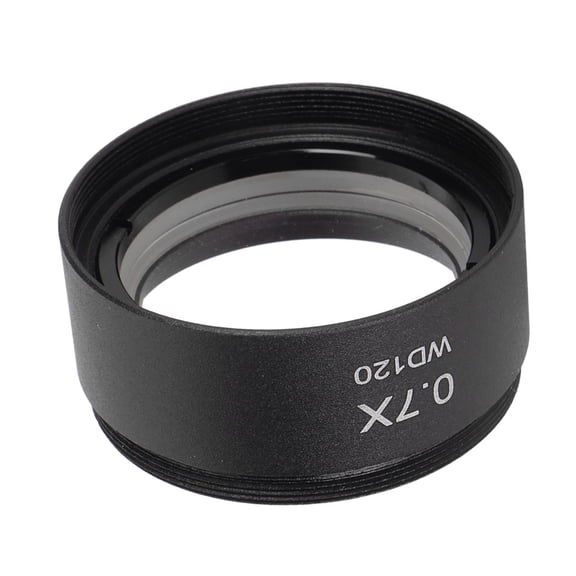 Nieyigj 0.7X Stereo Microscope Objective Lens HD Large View Metal Auxiliary Lens