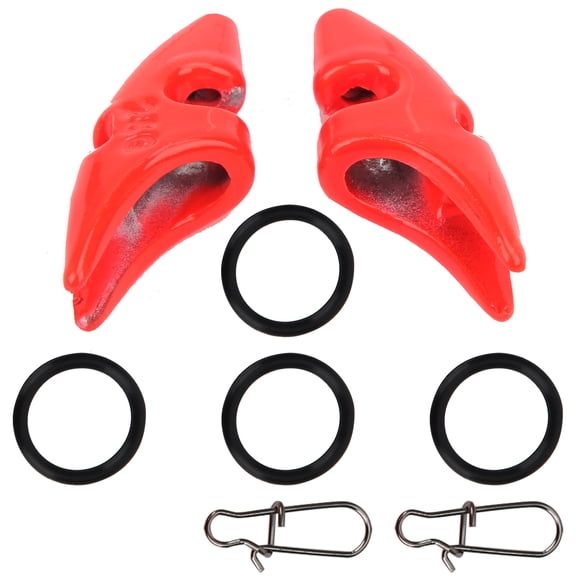Nieyigj 0.88oz Shrimp Lure Head Cover Drop Weights Bait Sinker with Buckles for Fishing Accessories (25g / 0.88 oz)