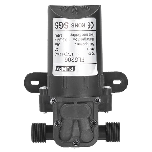 Nieyigj 1/2 In DC 12V 36W Micro Diaphragm Water Transfer Pump, 3.5L/MIN, 73 PSI Working Pressure for Spray Paint and Ceramic Industry [cite: 6]