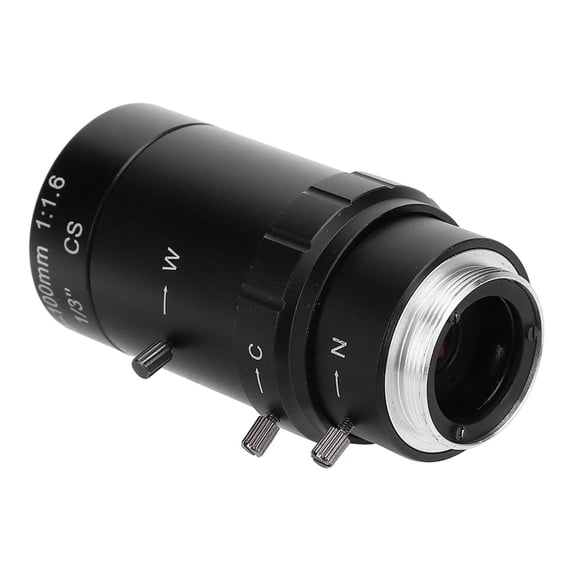 Nieyigj 1.3MP Varifocal CCTV Security Camera Lens, CS Mount, Manual Aperture 5-100mm, Aluminum Alloy Body for Surveillance Systems (3.94 inches / 10 cm Length)