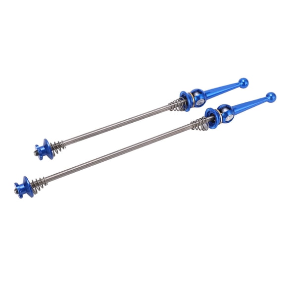 Nieyigj 1 Pair Bicycle Hub Quick Release Poles Bike Front Rear Titanium Alloy Axle Skewer Lever Blue[cite: 1]