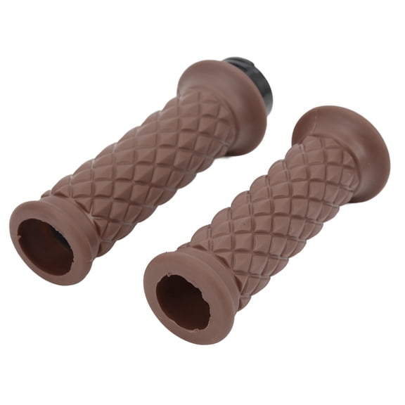 Nieyigj 1 Pair Motorcycle Handle Grip 25mm 1 in Left Right Universal Throttle Handle Replacement for CBR600RR CBR1000RR R1 R6 Ninja 250R GSXR Hayabusa Choppers Models Brown