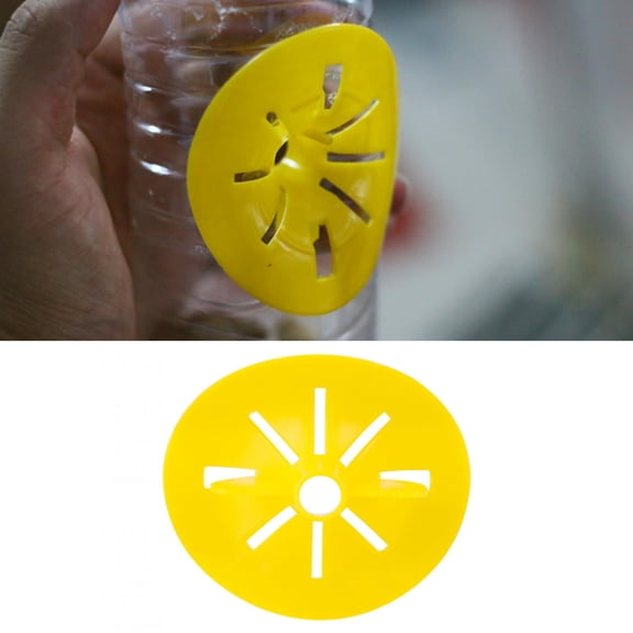 Nieyigj 10 Pcs Plastic Reusable Wasp Hornets Bottle Catcher Traps Funnel Killer Beekeeping Tools (6.3 inches / 16 cm)