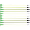 thumbnail image 1 of Nieyigj (10 Pcs/Set) Rubber Sucker Arrowheads Safe Childrens Toy Practice Archery Arrowhead For Outdoor Entertainment Target Games Green 28.0 Inches / 71.1 cm Replacement Suction Cup Tips, 1 of 9