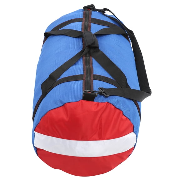 Nieyigj 100L Diving Storage Mesh Bag, PVC Oxford Cloth Scuba Snorkeling Backpack with Shoulder Strap for Wetsuit Fins, Blue
