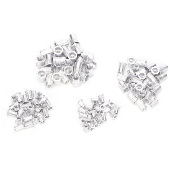 Nieyigj 100Pcs Blind Riveting Nuts Set Aluminum Rivet Nut M4/M5/M6/M8 Hardware Accessories Assortment