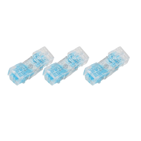 Nieyigj 100Pcs K10 Communication Cable Connector Plastic UDW2 Connectors Double Head Moisture Prevention Wire Terminals 2 in 2 Out Connection for Telephone Data Telecom Cable Splice