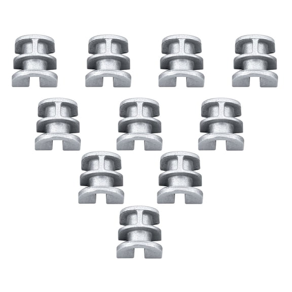 Nieyigj 10PCS Premium Aluminum Eyelet Sleeves for STIHL 25-2 Autocut Trimmer Head, Heavy Duty Lawn Mower String Trimmer Replacement Parts 4002 713 8300 8301, 0.63 in / 1.6 cm Size