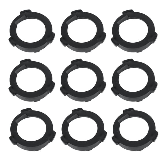 Nieyigj 10Pcs Headlight Bulb Base Easy Installation Adapter 12V 100W H7 Retainer Holder Clip 5.9 inches / 15 cm Conversion Kit Accessory for Secure Fitment and Reliable Automotive Lighting