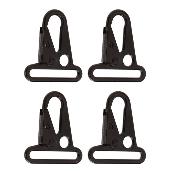 Nieyigj 10pcs Enlarged Mouth Clips Heavy Duty HK Hook Snap Hook for Camping Hiking Outdoor, Alloy Carabiners, 1.77 x 1.96 inches / 4.5 x 5 cm