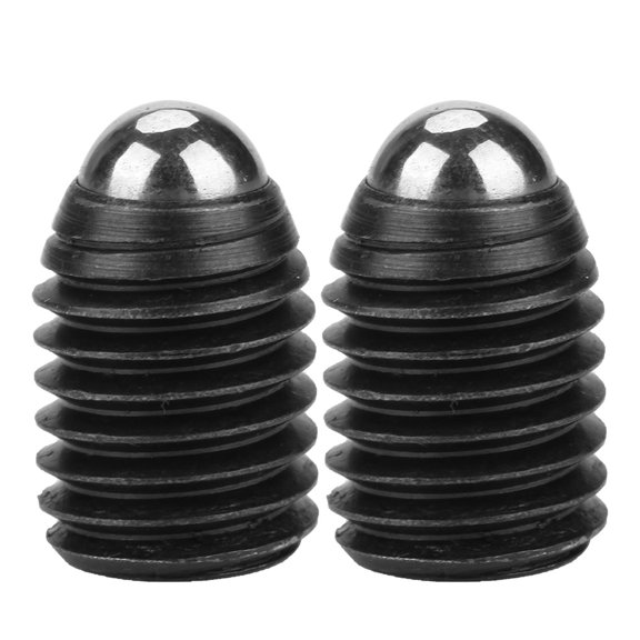 Nieyigj 10pcs M12 x 16mm (0.47 x 0.63 inches) Screw Thread Hex Socket Carbon Steel Ball Spring Plungers Set, Heavy-Duty Threaded Push Pin Indexing Plunger Tool for Mechanical Devices Clamps and Molds