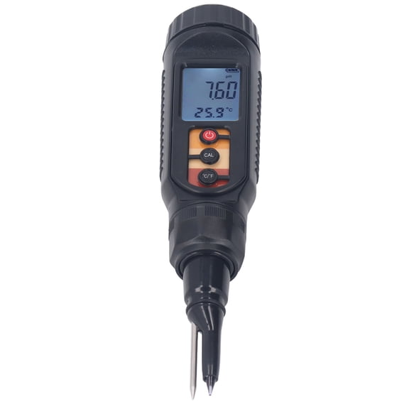 Nieyigj 11 inch / 28 cm Soil PH Temperature Tester IP67 Waterproof High Accuracy Digital Meter for Fruit Food Compost