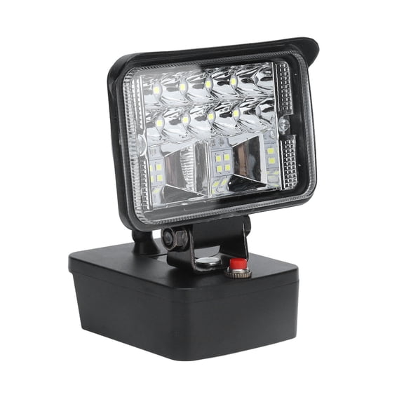 Nieyigj 11W Portable LED Work Light Outdoor Utility Lamp for Milwaukee 18V M18 Lithium Battery, Black (15 cm / 5.9 inches)