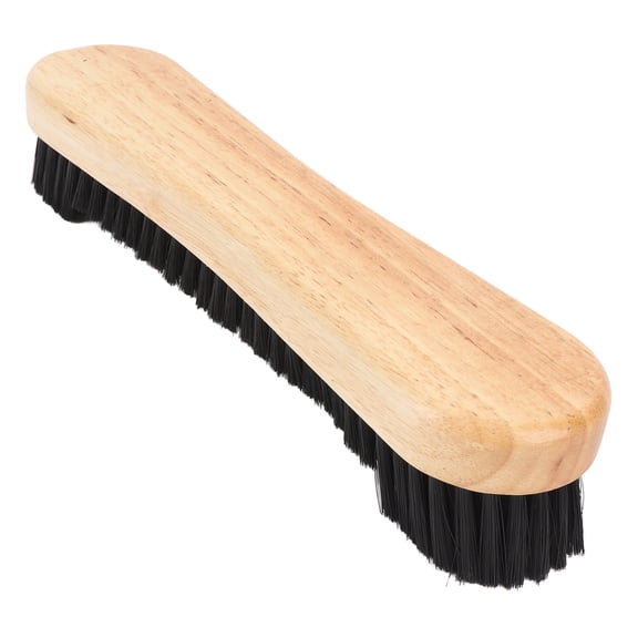 Nieyigj 12 Inch / 30.5 cm Billiard Table Cleaning Brush Multifunctional Soft Nylon Bristle Pool Table Dusting Brush with Poplar Wood Handle for Snooker Accessories