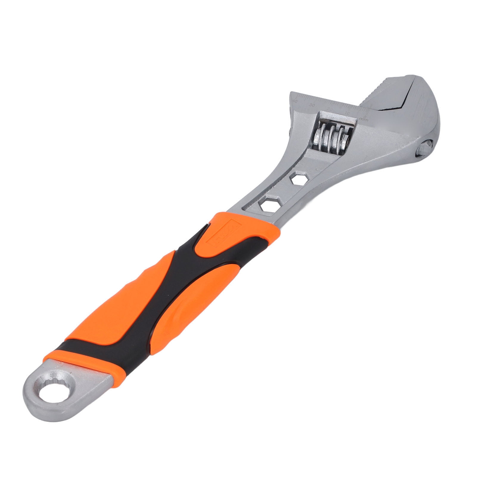Nieyigj 12 Inch Adjustable Wrench High Carbon Steel Versatile Spanner Tool with Hex Hole and Star Opening (12 in / 30.48 cm)