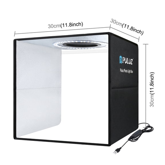 Nieyigj 14.96 inches / 38 cm Foldable Photography Lightbox Mini Photo Studio Light Box with 6 Color Backdrops, 80Pcs LED Tent Kit