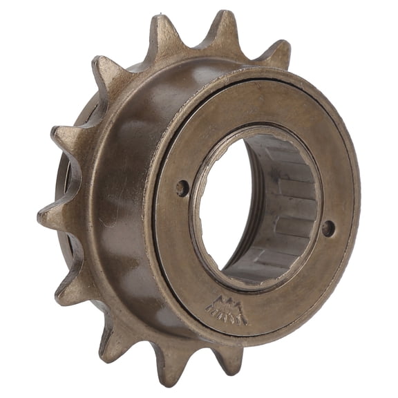 Nieyigj 14T Single Speed Bike Freewheel Brown Steel Replacement Gear Soft Sound Rotation Wear Resisting Rust Proof Durable Cycling Accessory for BMX, Folding, and Ordinary Road Bicycles 1.3 inches
