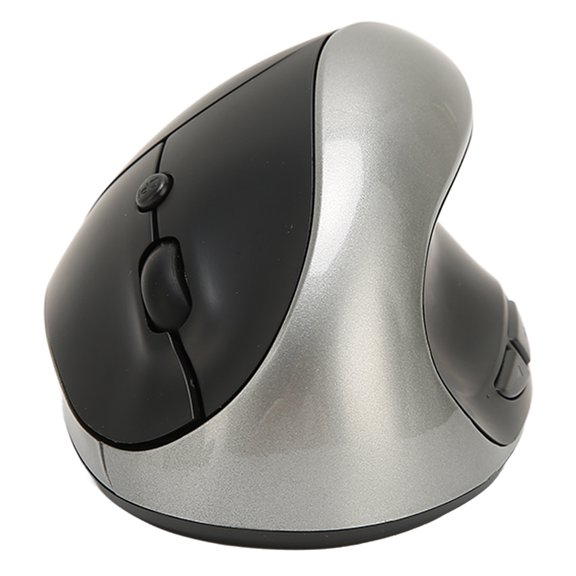 Nieyigj 2.4GHz Wireless Vertical Mouse Ergonomic Computer Mice with 6 Buttons, Adjustable 800/1600/2400 DPI, Optical Movement Detection for Home Office PC, Grey