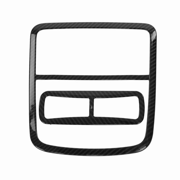 Nieyigj 2 Pcs Car Carbon Fiber Style Interior Reading Lamp Decoration Cover Trim for Honda Accord 2018, Scratch Resistant Auto Roof Light Frame, Easy to Install Custom Fit Accessory